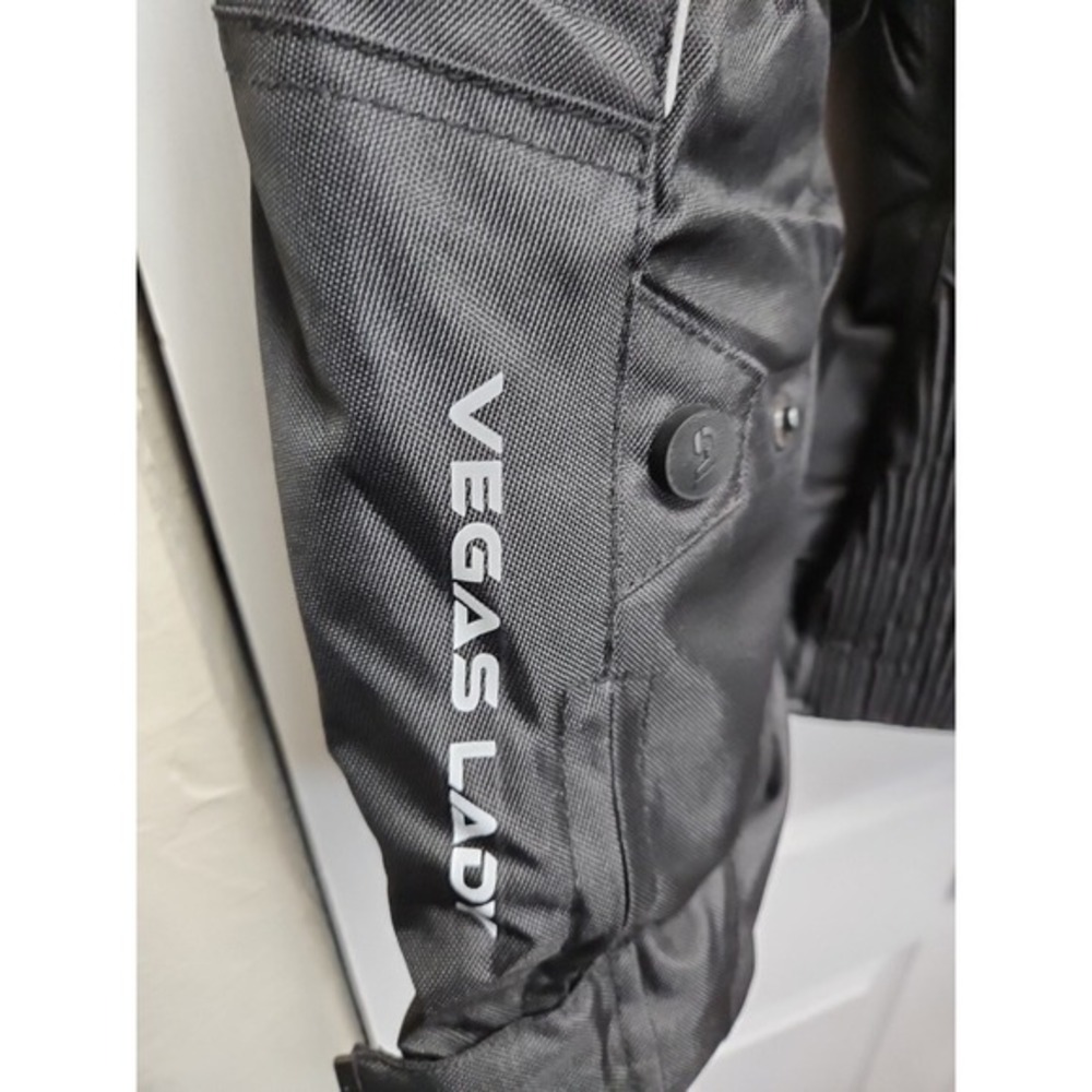 WD Motorsports Women's Motorcycle Jacket - Adjustable Large‎ Padded Rider - Picture 4 of 16